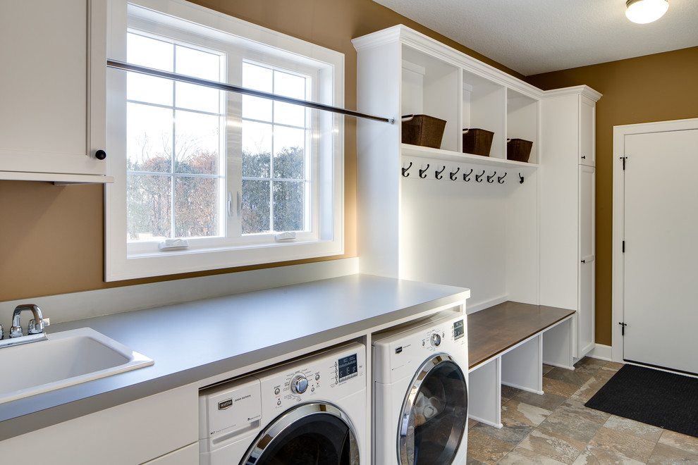 Inspiration for a classic utility room in Minneapolis.