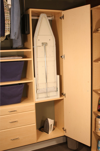 Custom Closet Ironing Board Storage, Ironing Board With Storage Cabinet Singapore