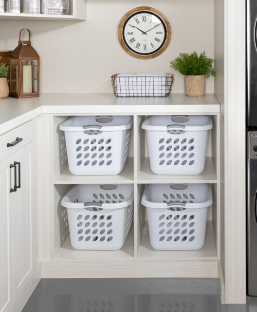 Laundry Room Storage - Contemporary - Laundry Room - Burlington - by  Inspired Closets Vermont | Houzz