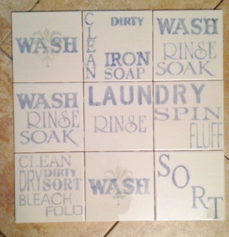 Immagine di una lavanderia chic