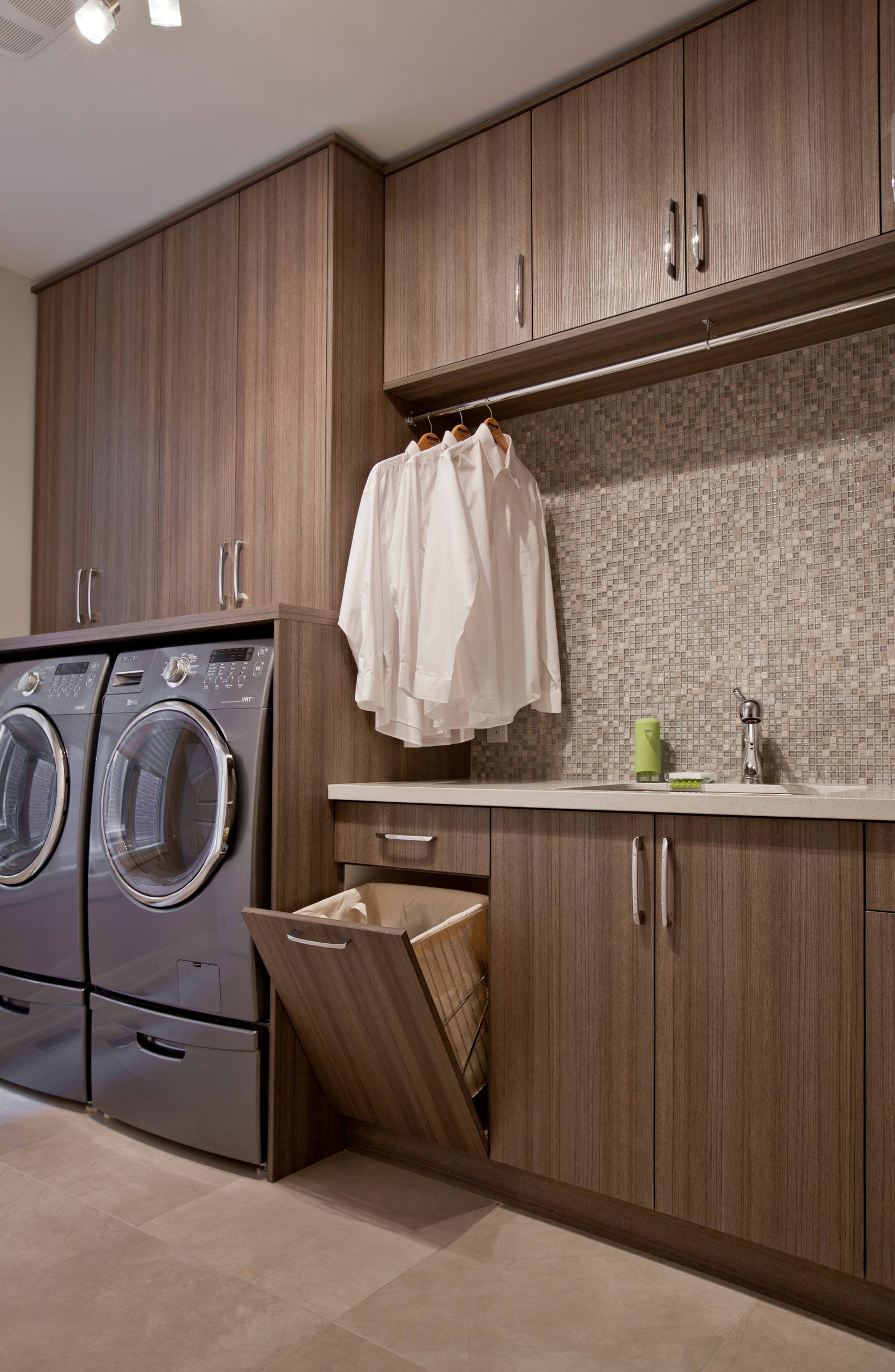 Built In Laundry Hamper Houzz