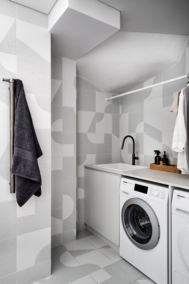 Laundry - Scandinavian - Laundry Room - Sydney - by schemes & spaces
