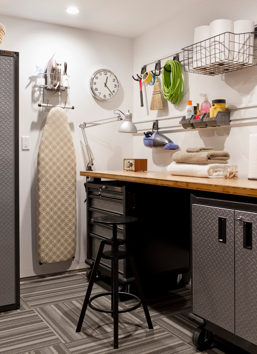 Lowe S Bathroom Laundry Room Makeover Laundry Room New York By Rikki Snyder Houzz