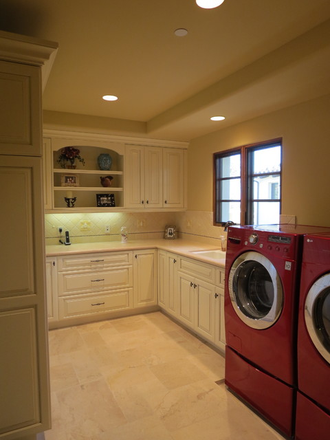 Mediterranean Laundry Room - Mediterranean - Laundry Room - San Diego