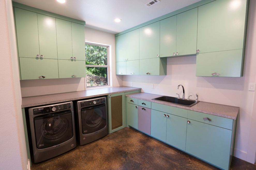 Mid Century Modern @ Lake Hawkins - Midcentury - Laundry Room - Dallas ...