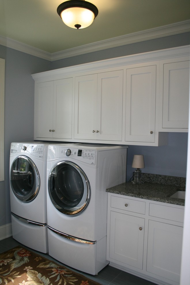 Design ideas for a classic utility room in Cleveland.