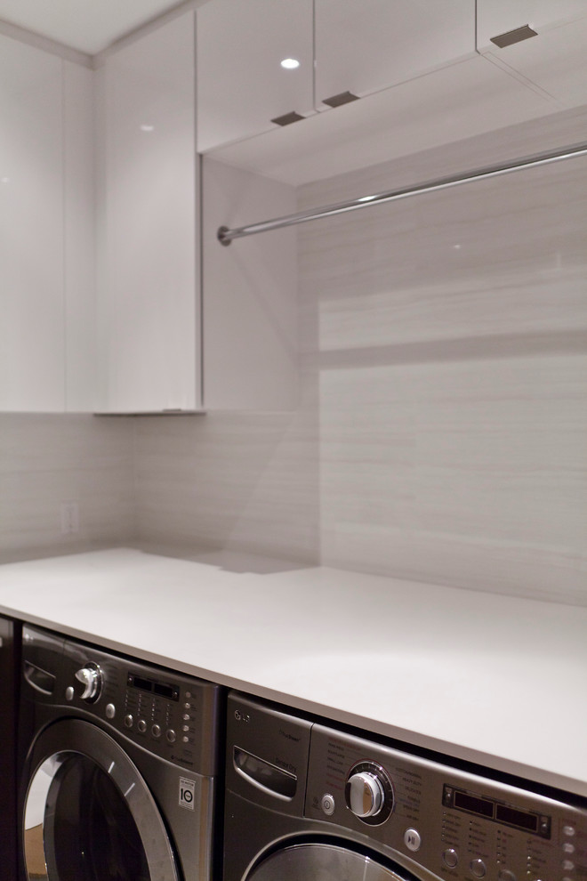 Modern utility room in Toronto.