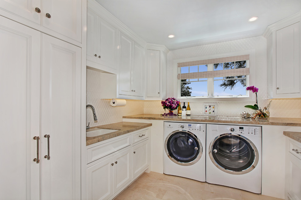 Photo of a nautical utility room in Orange County.