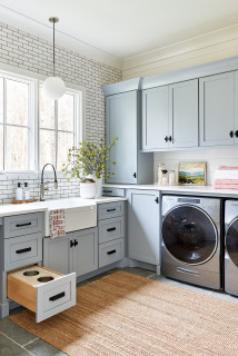 Narrow Passage Show House - Augusta Homes - Transitional - Laundry Room ...