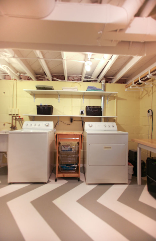 NE Mpls Laundry Room Contemporary Laundry Room Minneapolis by E