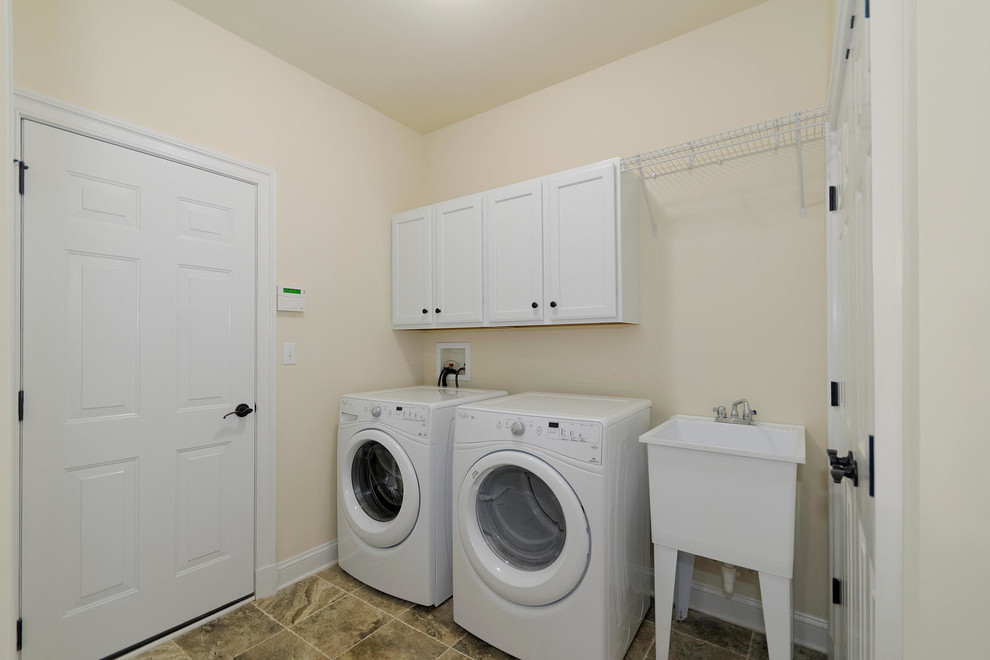 Inspiration for a craftsman laundry room remodel in DC Metro