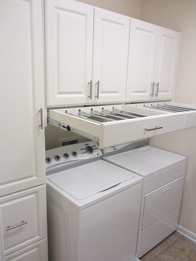 Inspiration for a timeless laundry room remodel in Richmond