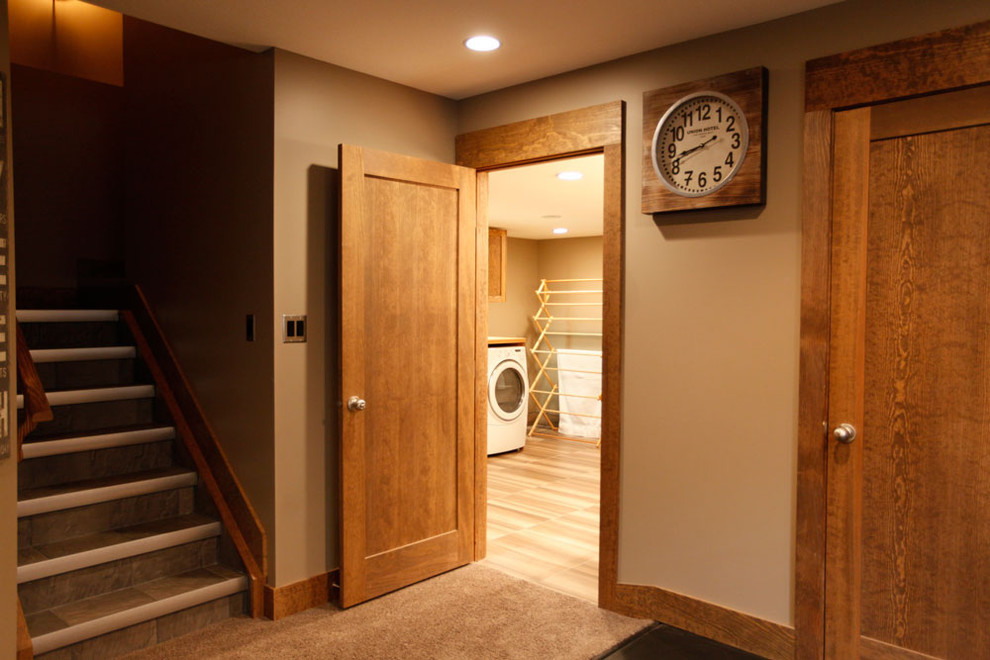 This is an example of a traditional utility room in Calgary.