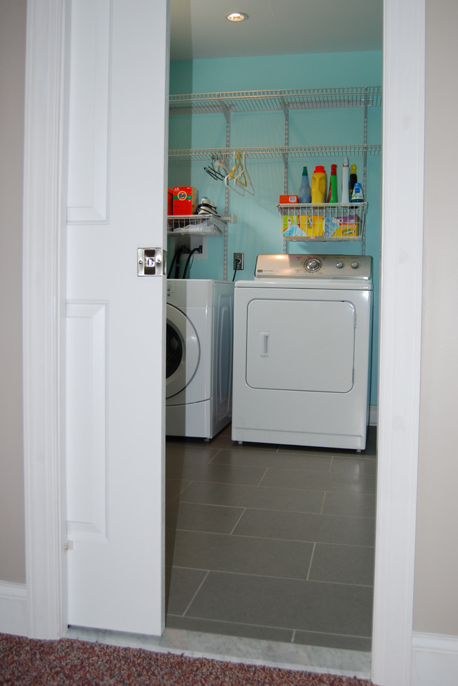 Pocket door Traditional Laundry Room Philadelphia by RJ Maillie