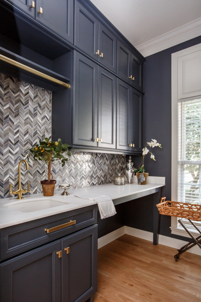 Inspiration for a transitional laundry room remodel in Jacksonville