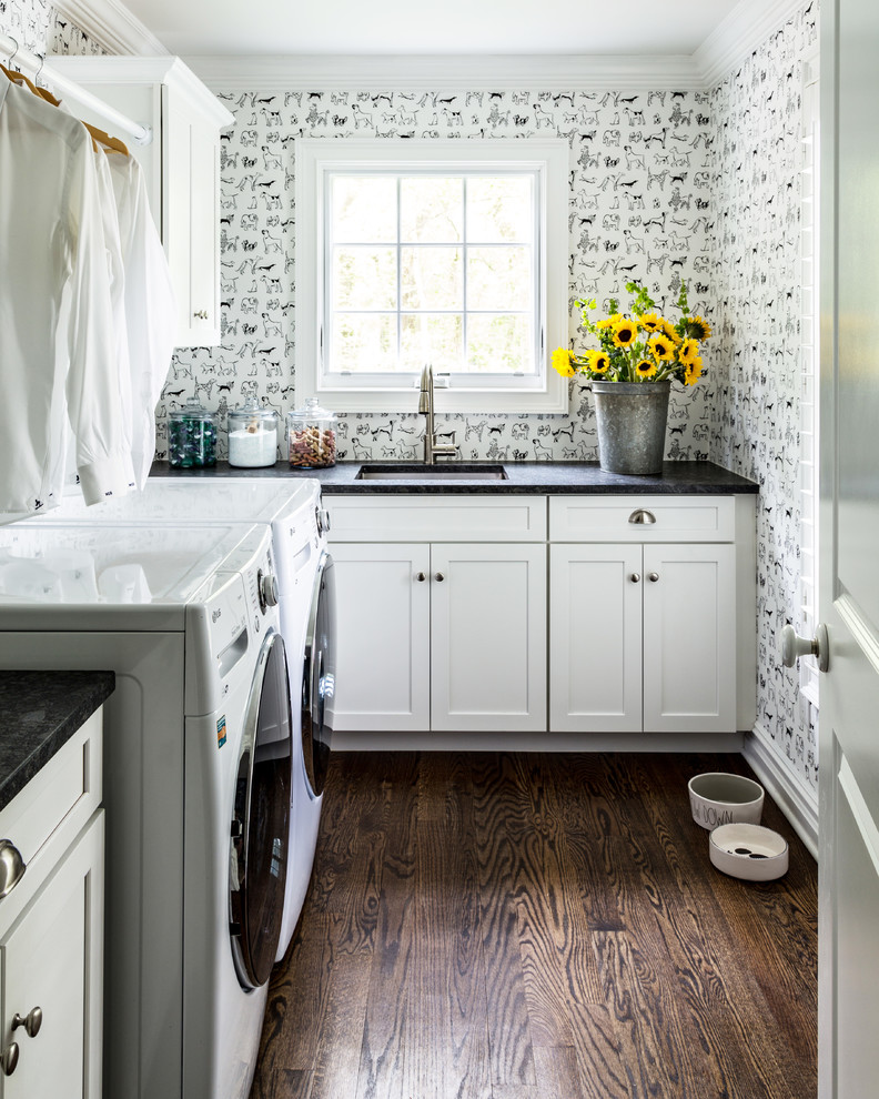 This is an example of a traditional utility room in New York.