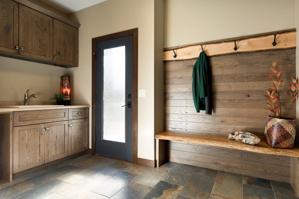 Photo of a rustic utility room in Other.