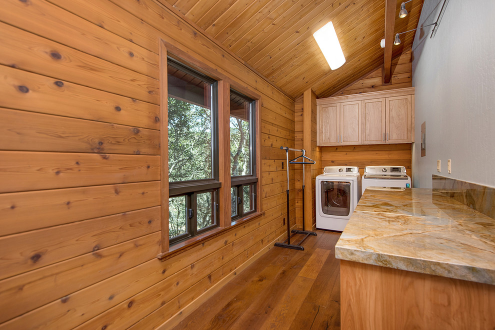 This is an example of a rustic utility room in San Francisco.