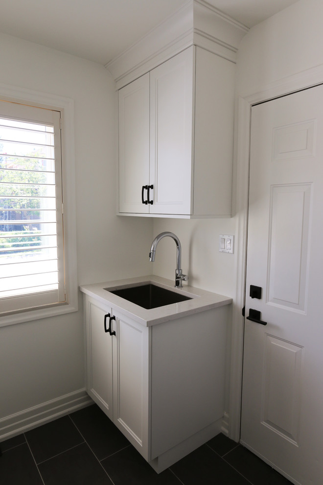 Shadow Creek Contemporary Elegance Contemporary Laundry Room Toronto by Interior Works