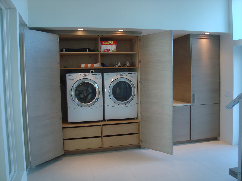 Exempel på en modern tvättstuga