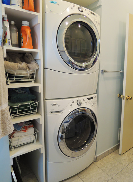 Suds & Bubbles — Washer/Dryer Niche - Traditional - Laundry Room ...