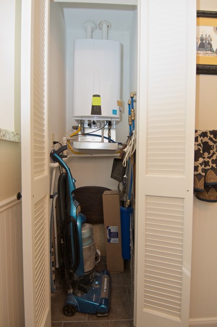 Tankless Water Heater in Closet - Utility Room - Houston - by Scott