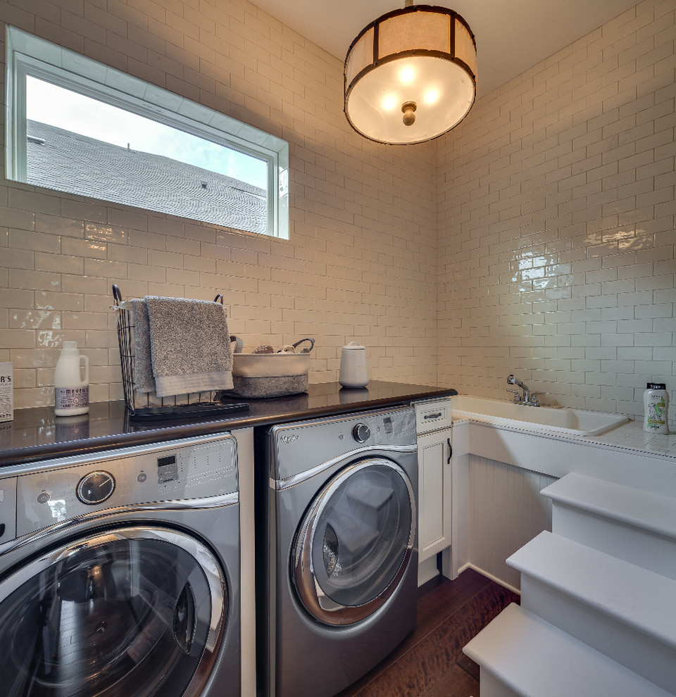 Example of an urban laundry room design in Jacksonville