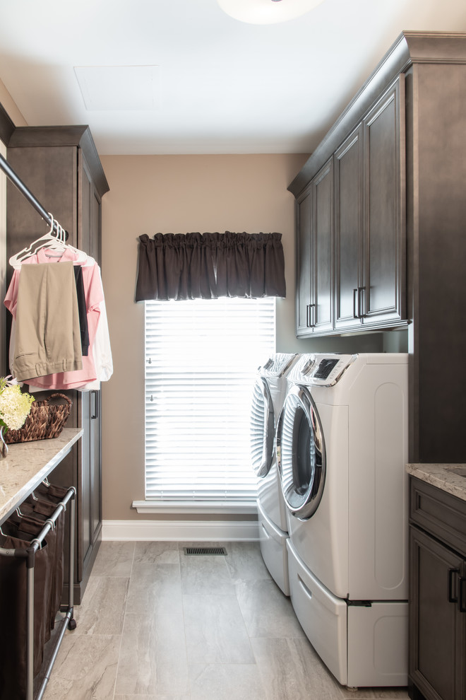 Inspiration for a timeless laundry room remodel in St Louis