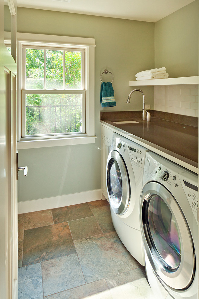 This is an example of a traditional utility room in Austin.