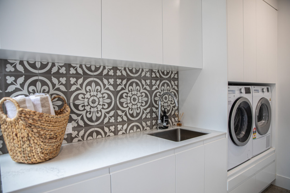 Inspiration for a world-inspired utility room in Cairns.