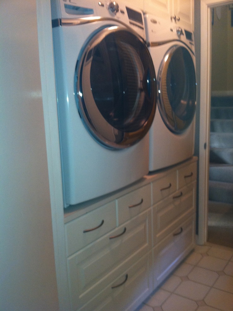 Washer/Dryer Stand Traditional Laundry Room San Diego Houzz