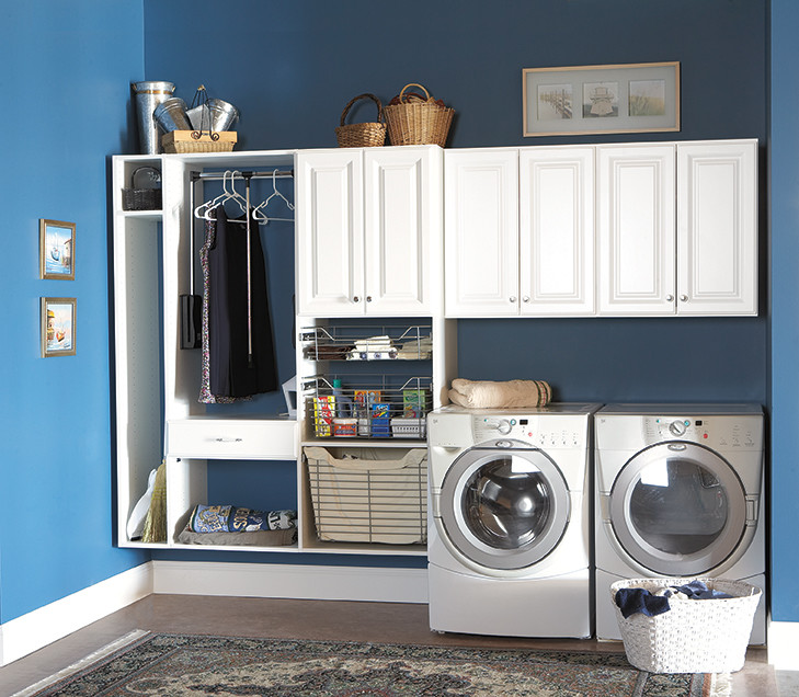 Design ideas for a classic utility room in Orange County.