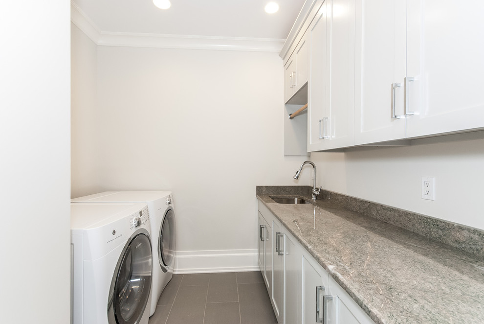 This is an example of a traditional utility room in New York.