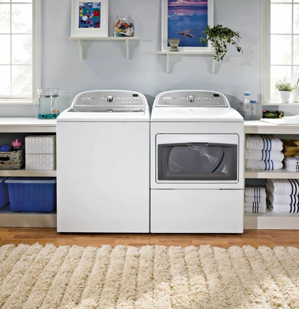 Whirlpool Laundry Appliances Contemporary Laundry Room Boston