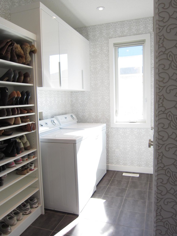 Design ideas for a contemporary utility room in Other.