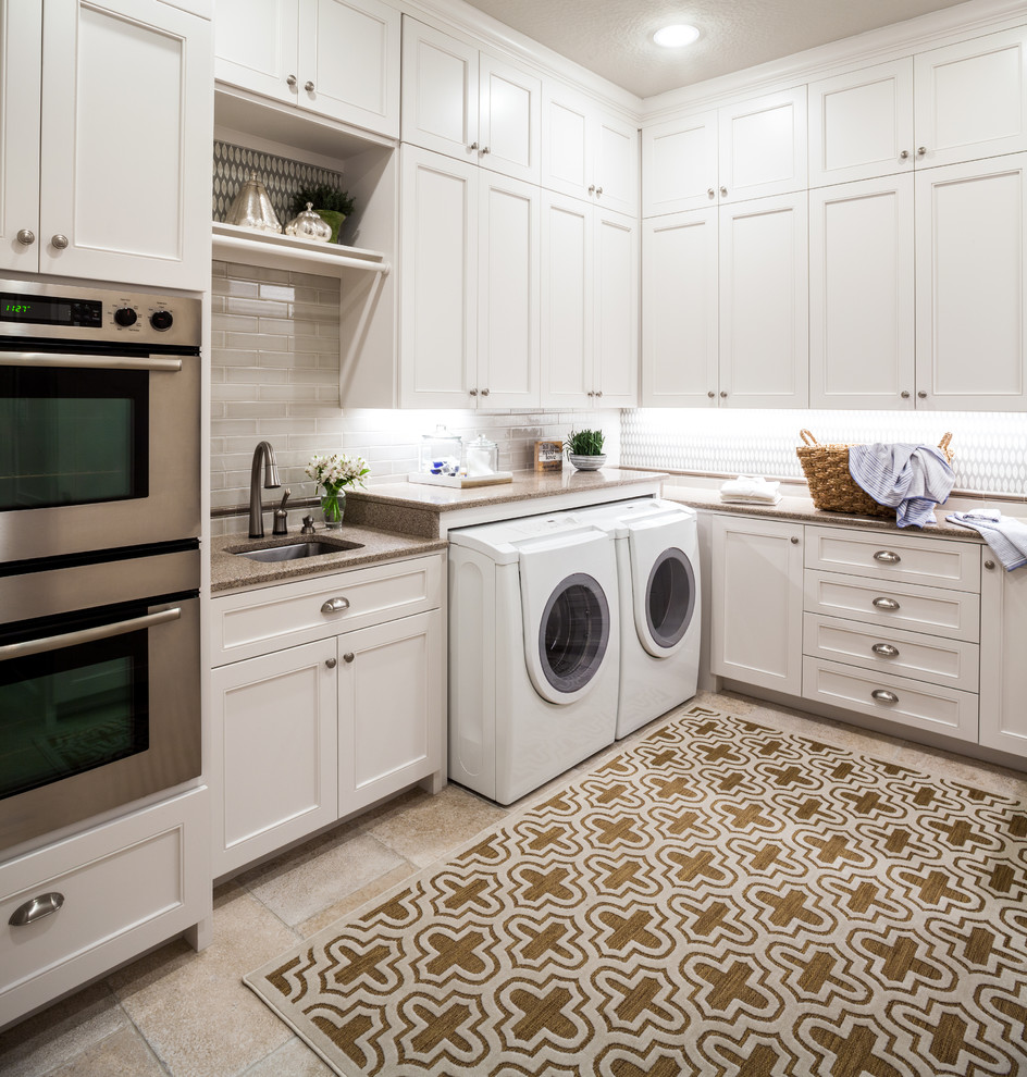 Inspiration for a traditional utility room in Houston.
