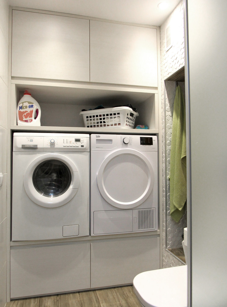 Danish laundry room photo in Barcelona