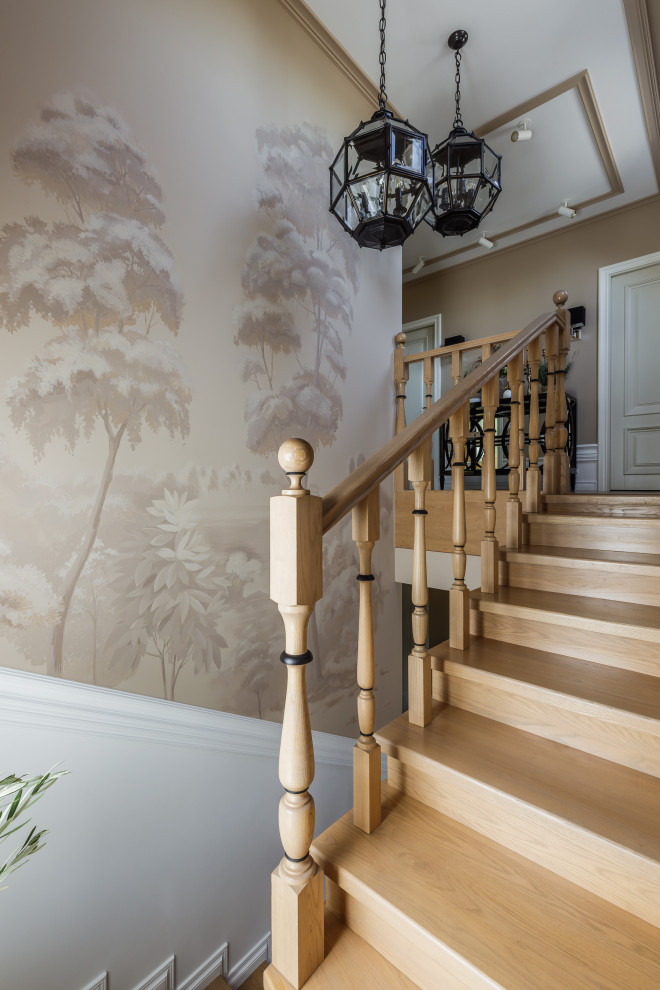 Medium sized classic staircase in Other.