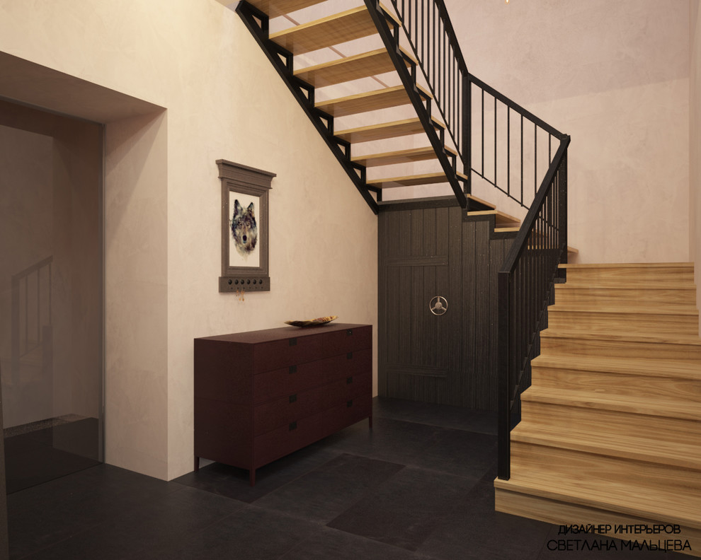 Источник вдохновения для домашнего уюта: лестница в стиле лофт