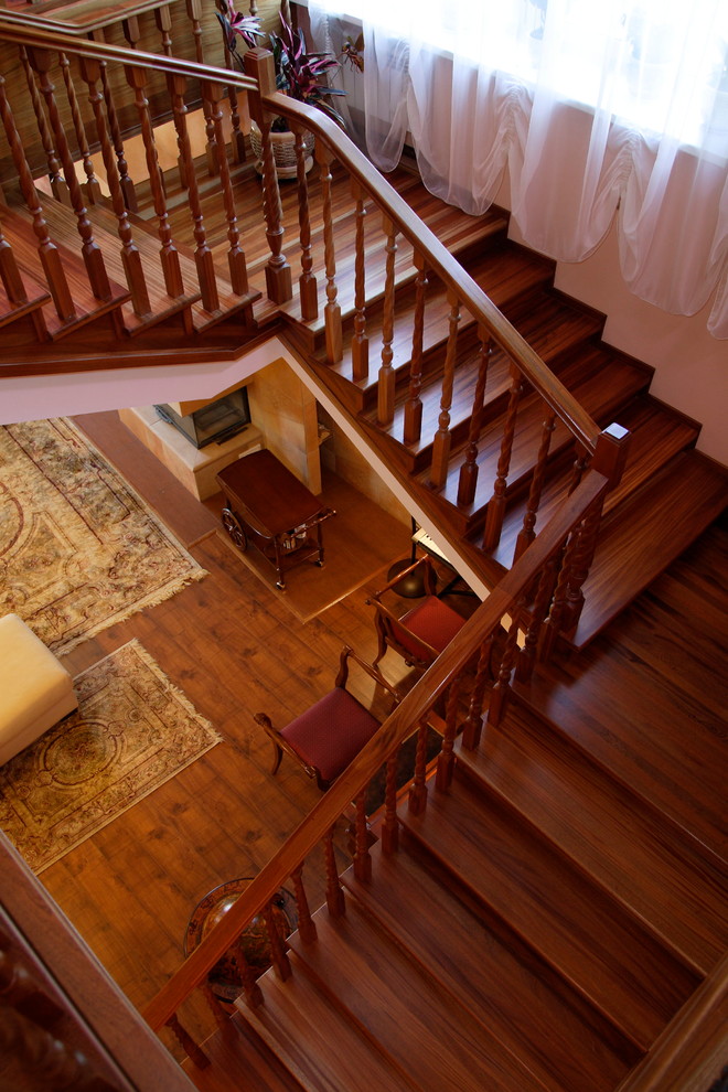 Отделка металлического каркаса - Staircase - by Панити Лестницы | Houzz
