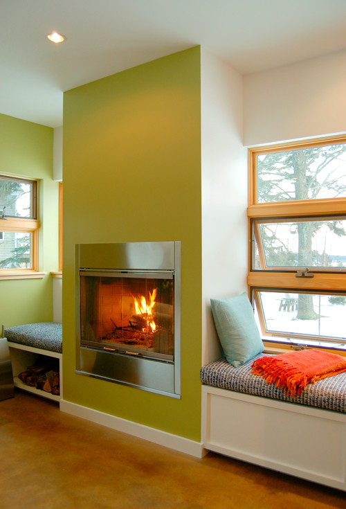Inspiration for a contemporary living room remodel in San Francisco