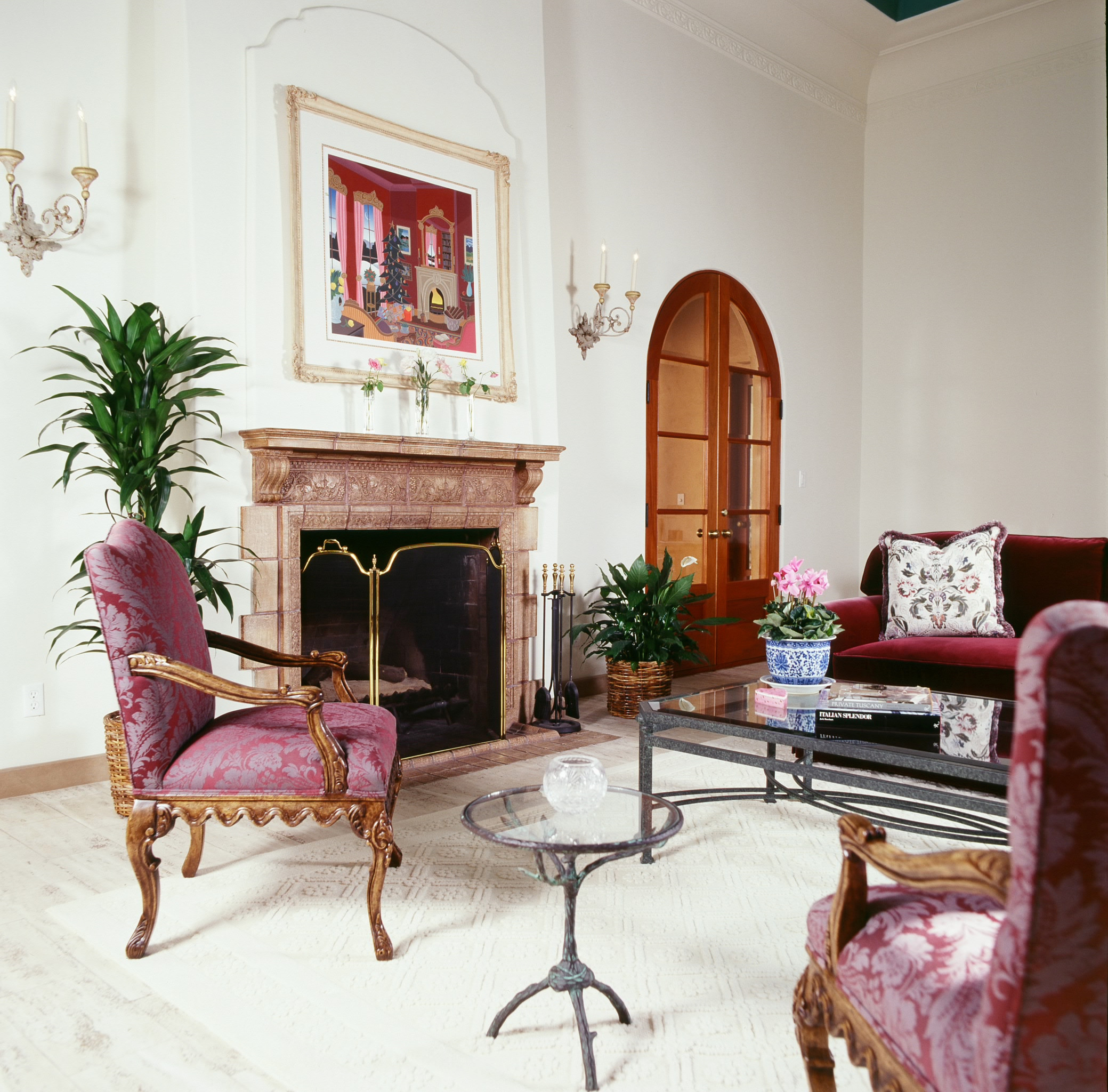 1920's Italian Villa - Lemon Heights - Traditional - Living Room - Orange  County - by Marguerite Ann Parker Interior Design | Houzz