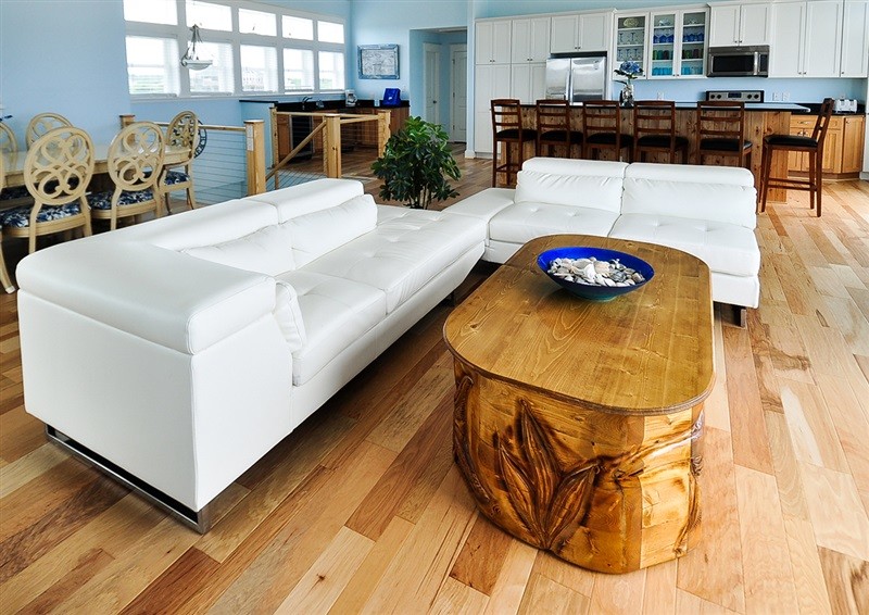 Inspiration for a nautical living room in Other.