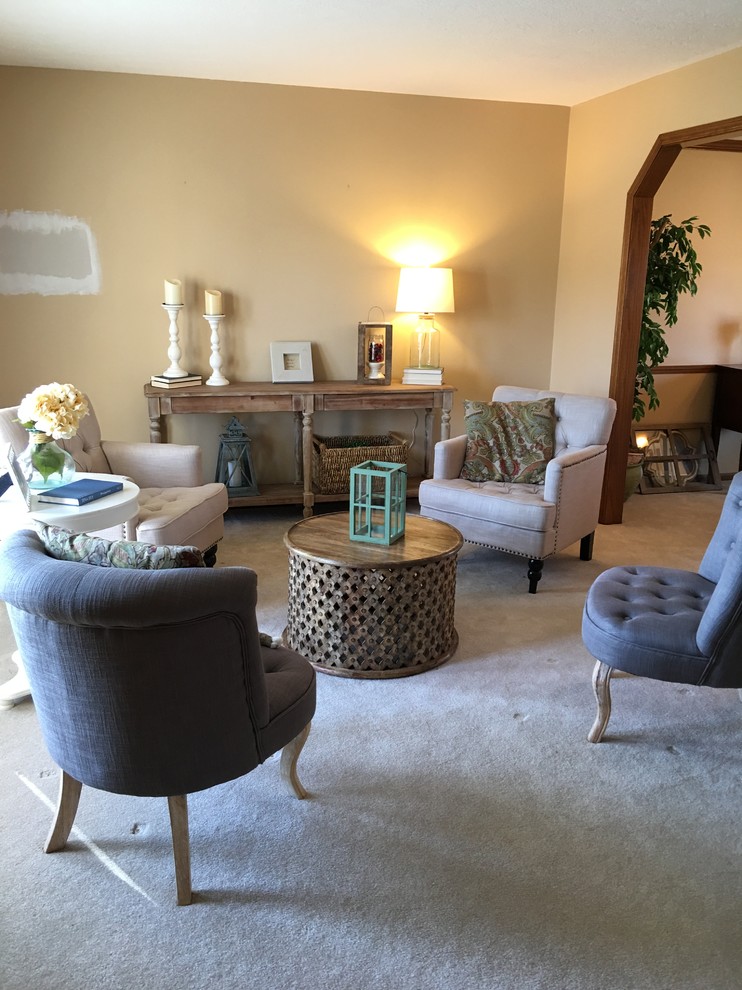 1980's Tudor redesign project (in progress) Columbus Farmhouse