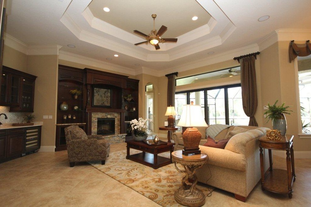 2014 Parade of Homes Flagler County Traditional Living Room