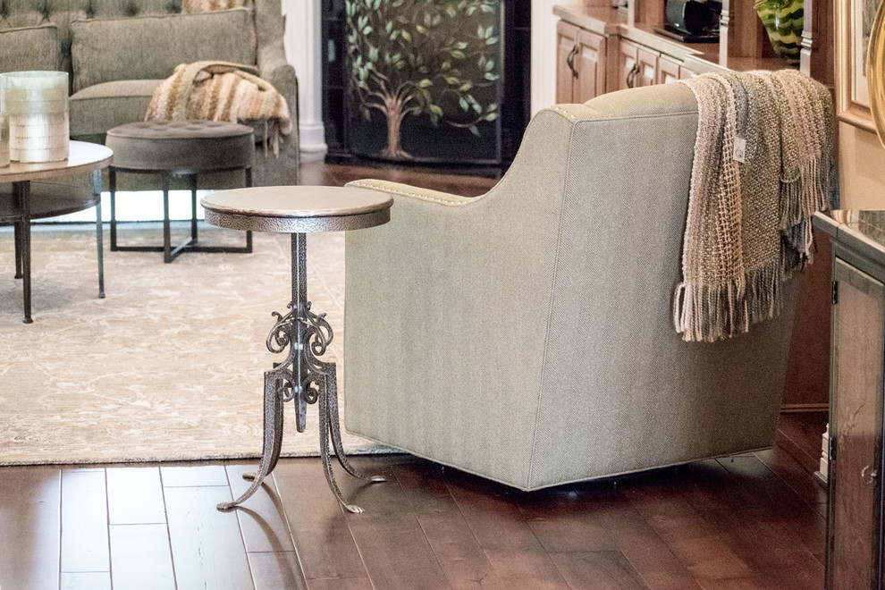 2018 Open Concept Redesign Traditional Living Room Louisville