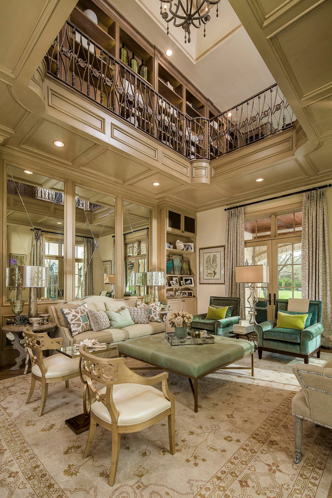 Inspiration for a classic living room in Dallas.