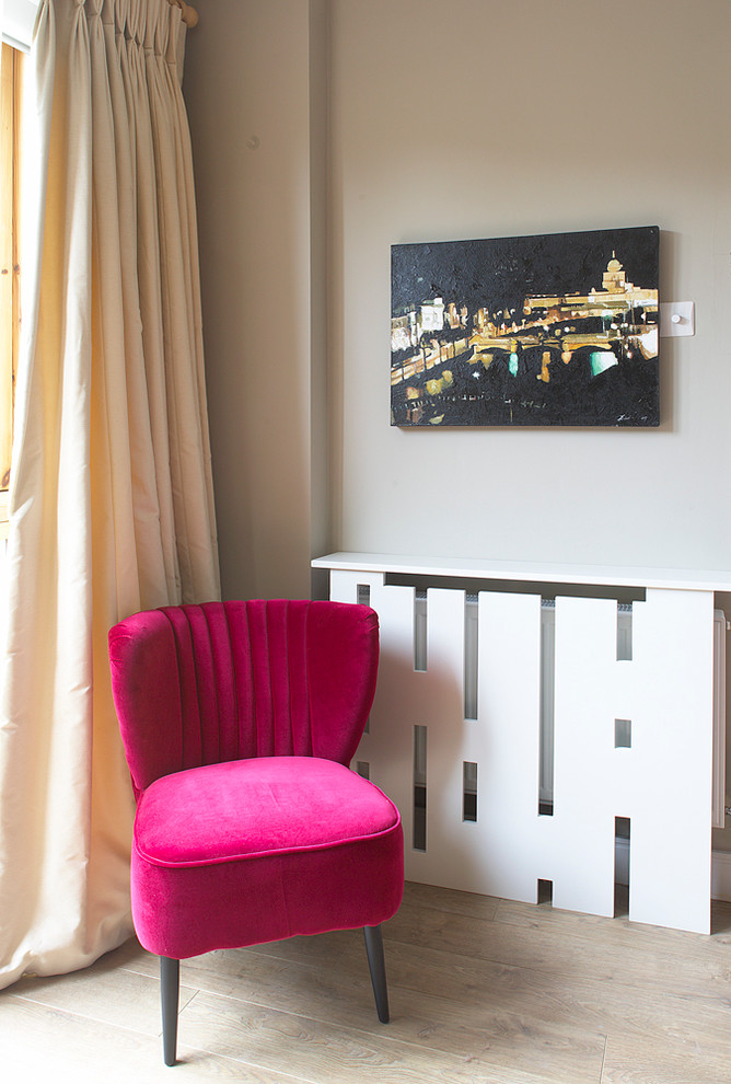 Living room - eclectic living room idea in Dublin