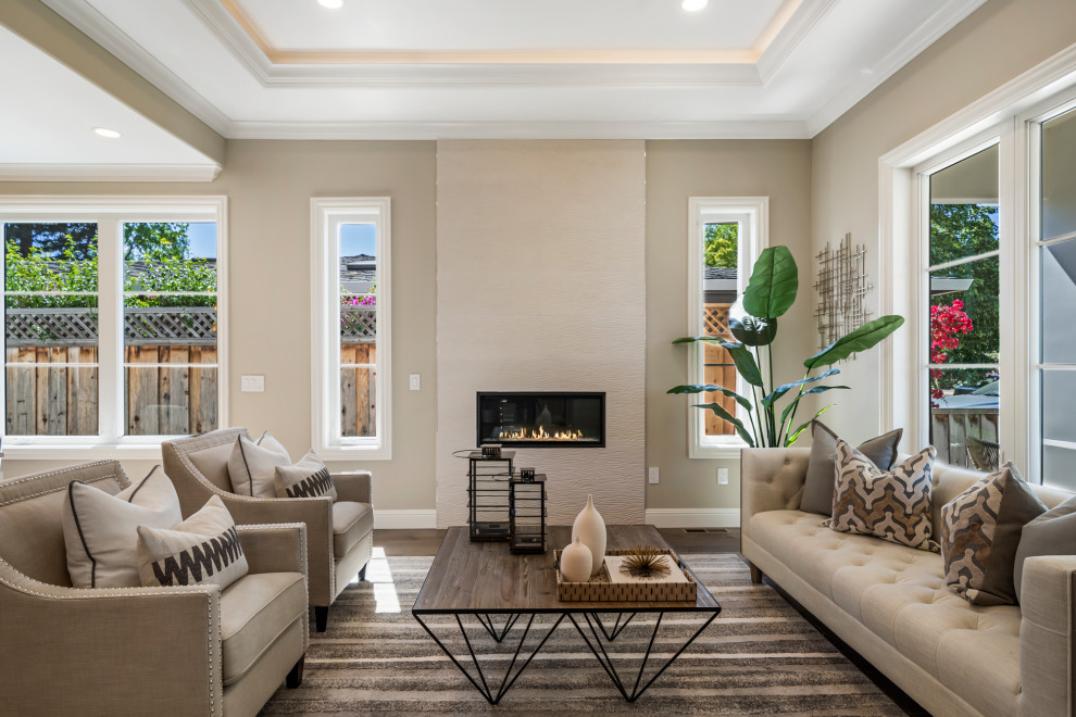 3011 Bryant St. Midtown, Palo Alto Transitional Living Room San Francisco by Boyenga