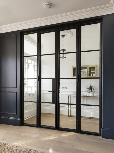 Crittal living room doors - Scandinavian - Living Room - London - by ...